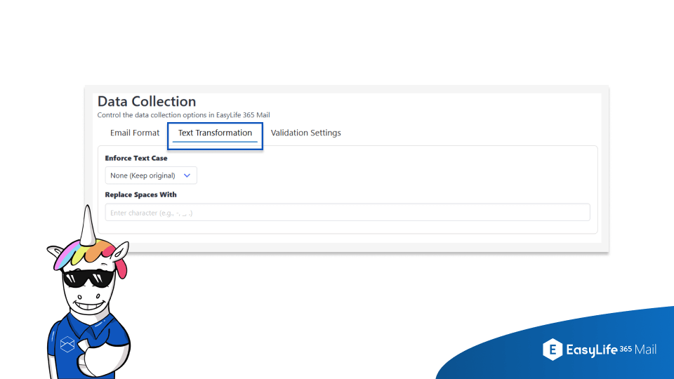 EasyLife 365 Mail – Text Transformation